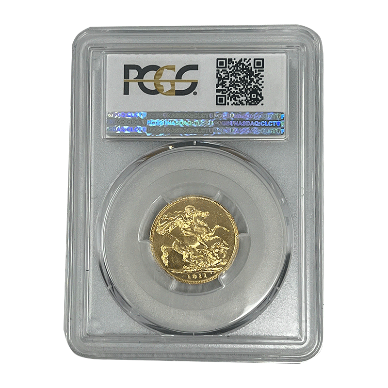 The 1911 George V Sovereign | PCGS PR62