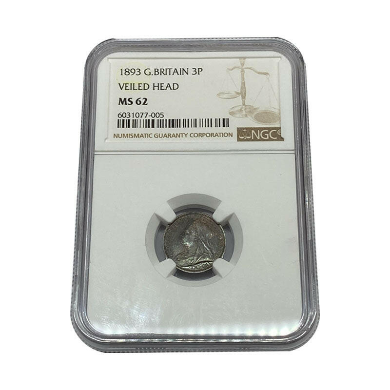The Royal Mint Coins 1893 Queen Victoria Mint State Threepence NGC MS 62