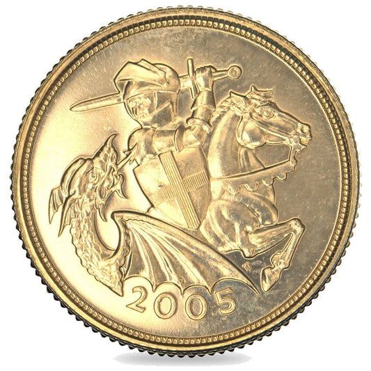 The Royal Mint Coins 2005 Gold Sovereign - Queen Elizabeth II - The Royal Mint