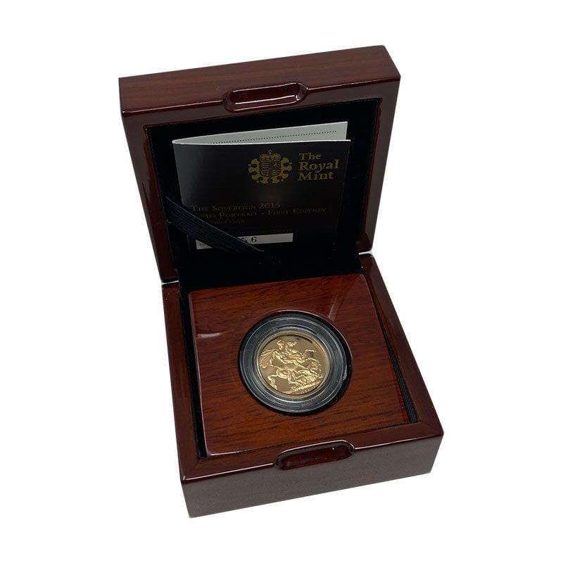 The Royal Mint Coins 2015 Gold Sovereign Proof - Queen Elizabeth II - The Royal Mint