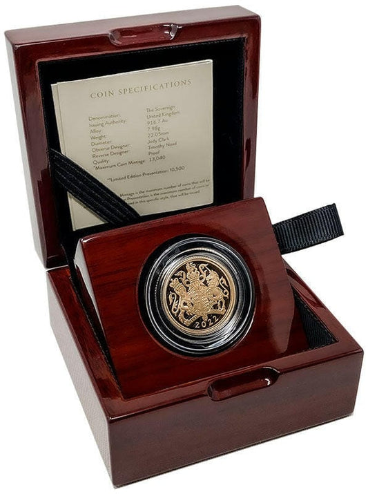 The Royal Mint Coins 2022 Gold Proof Sovereign - Queen Elizabeth II - The Royal Mint